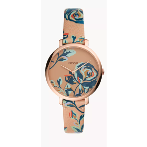 Watch strap Fossil ES4494 Leather Multicolor 14mm